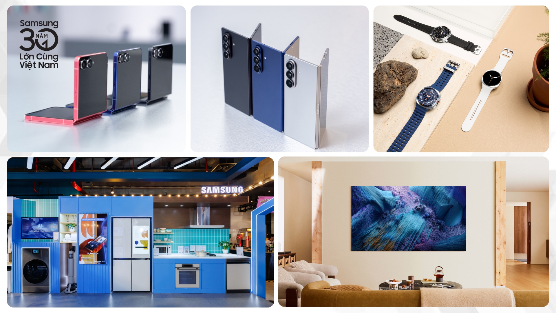 Thiết bị di động Galaxy, TV Vision AI, gia dụng Bespoke AI