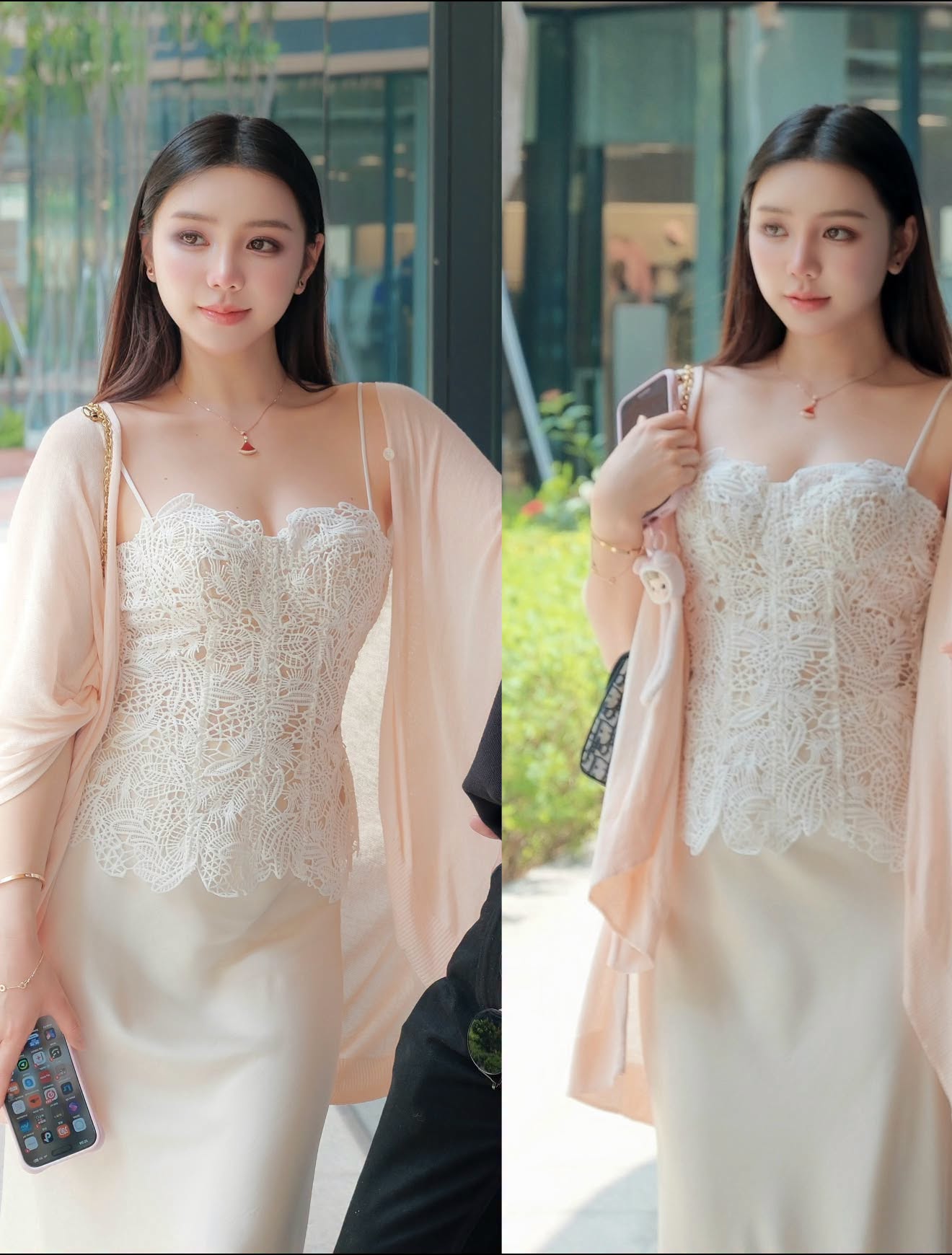Không cần cầu kỳ, Quỳnh Kool diện áo ren dạo phố cũng đủ thu hút cả triệu ánh nhìn- Ảnh 2. Không cần cầu kỳ, Quỳnh Kool diện áo ren dạo phố cũng đủ thu hút cả triệu ánh nhìn