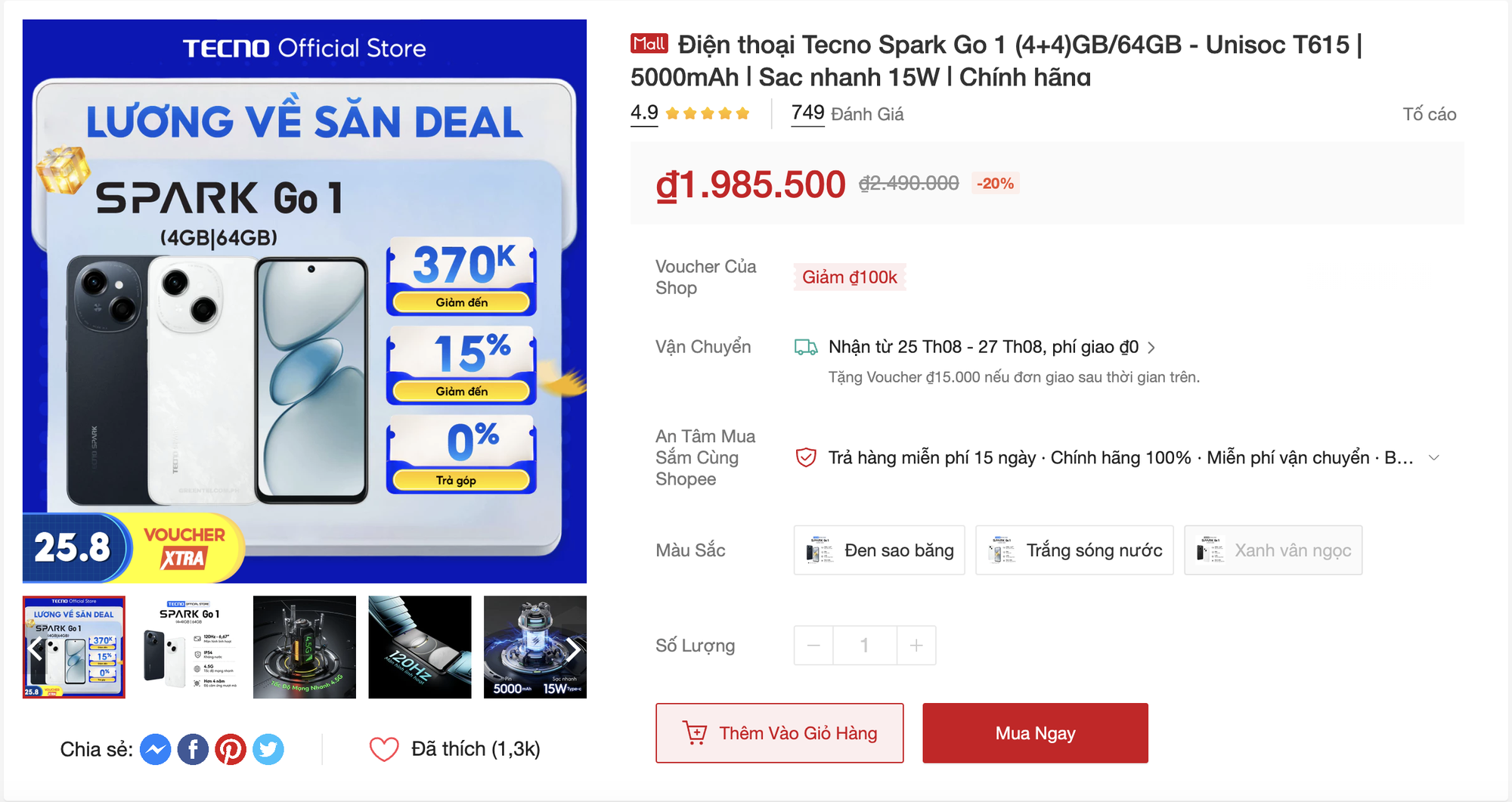 Một mẫu điện thoại mới tinh giá chưa tới 2 triệu, hơn 3.000 người đã mua trên sàn TMĐT: Có gì đặc biệt?- Ảnh 1.