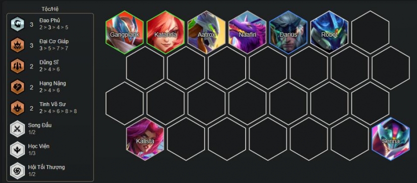 Giai đoạn giữa game Kalista Đao Phủ